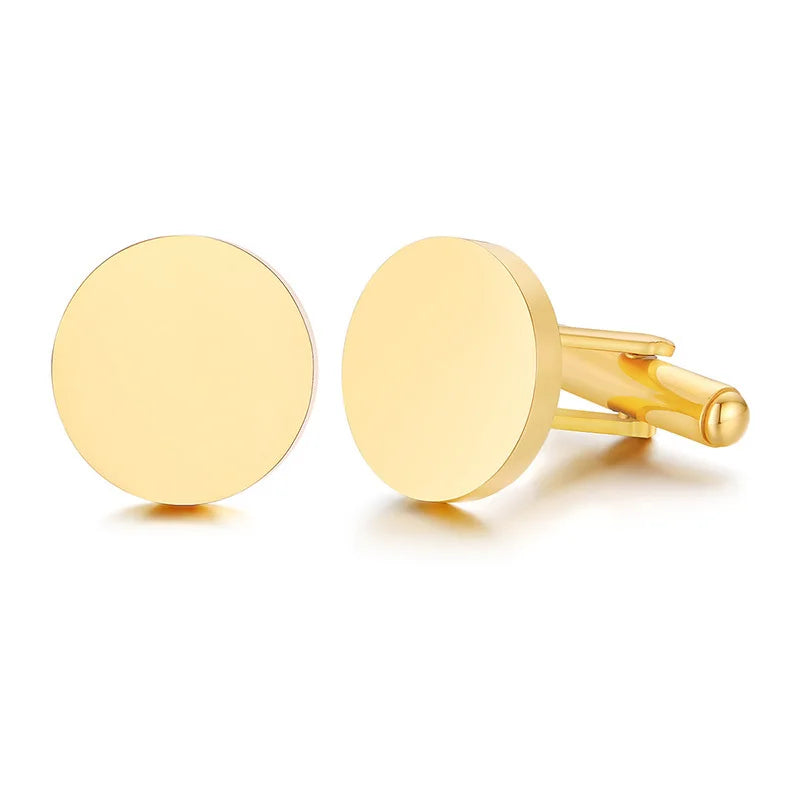 Personalized Cufflinks for Men, Custom Engraved Cufflinks for Groom, Wedding Cufflinks Bride Best Men
