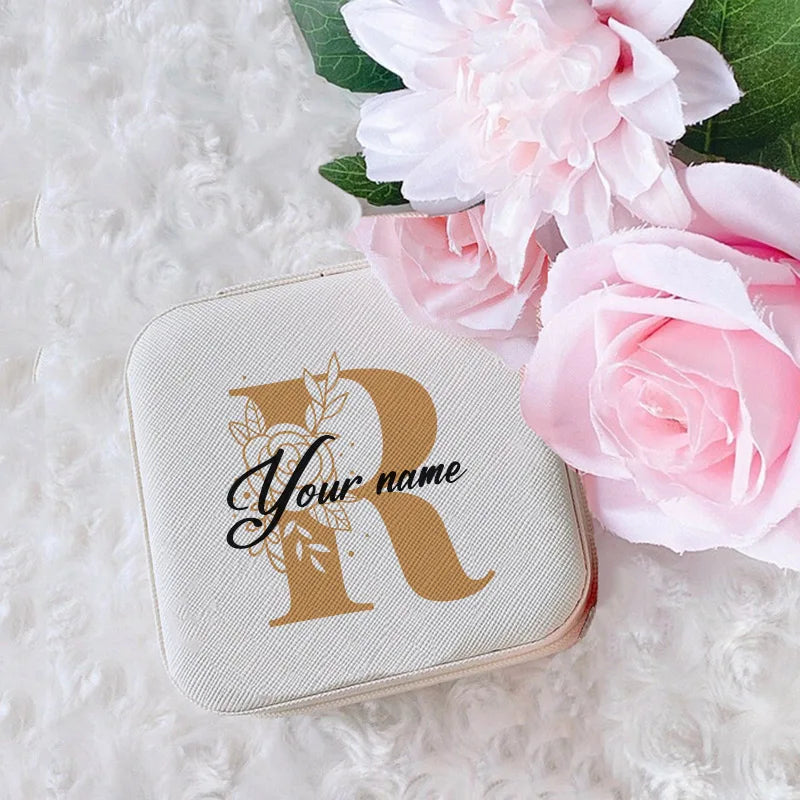 Personalized Jewelry Box Girls Jewelry Organizer Case with Name Perfect Wedding Bridesmaid Bestfriends Bachelorette Party Gift