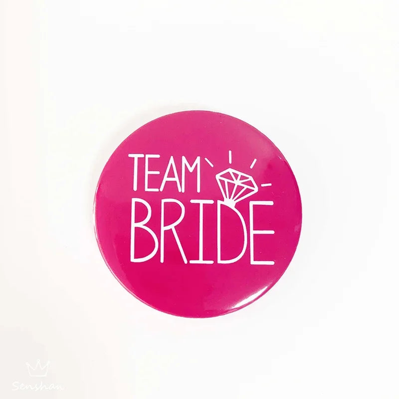 team groom Bride to be sash Badge Bachelorette hen Party Bridal shower wedding engagement Bridesmaid Gift decoration favor