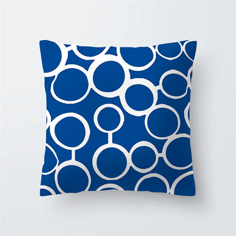 45x45cm marine organism ship printed pattern cushion cover for home living room sofa bedroom decoration pillow case