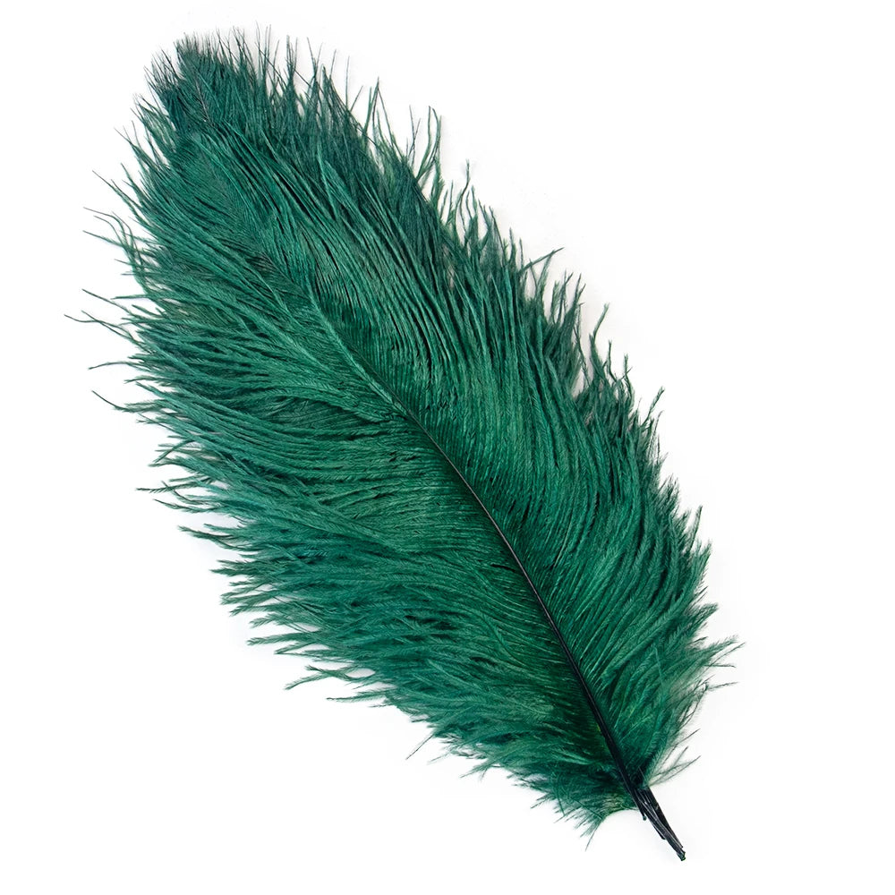 10PCS 15-60cm Big Ostrich Feathers White Ostrich Feather Plumes Carnaval Table Centerpieces Party Wedding Accessories Decoration