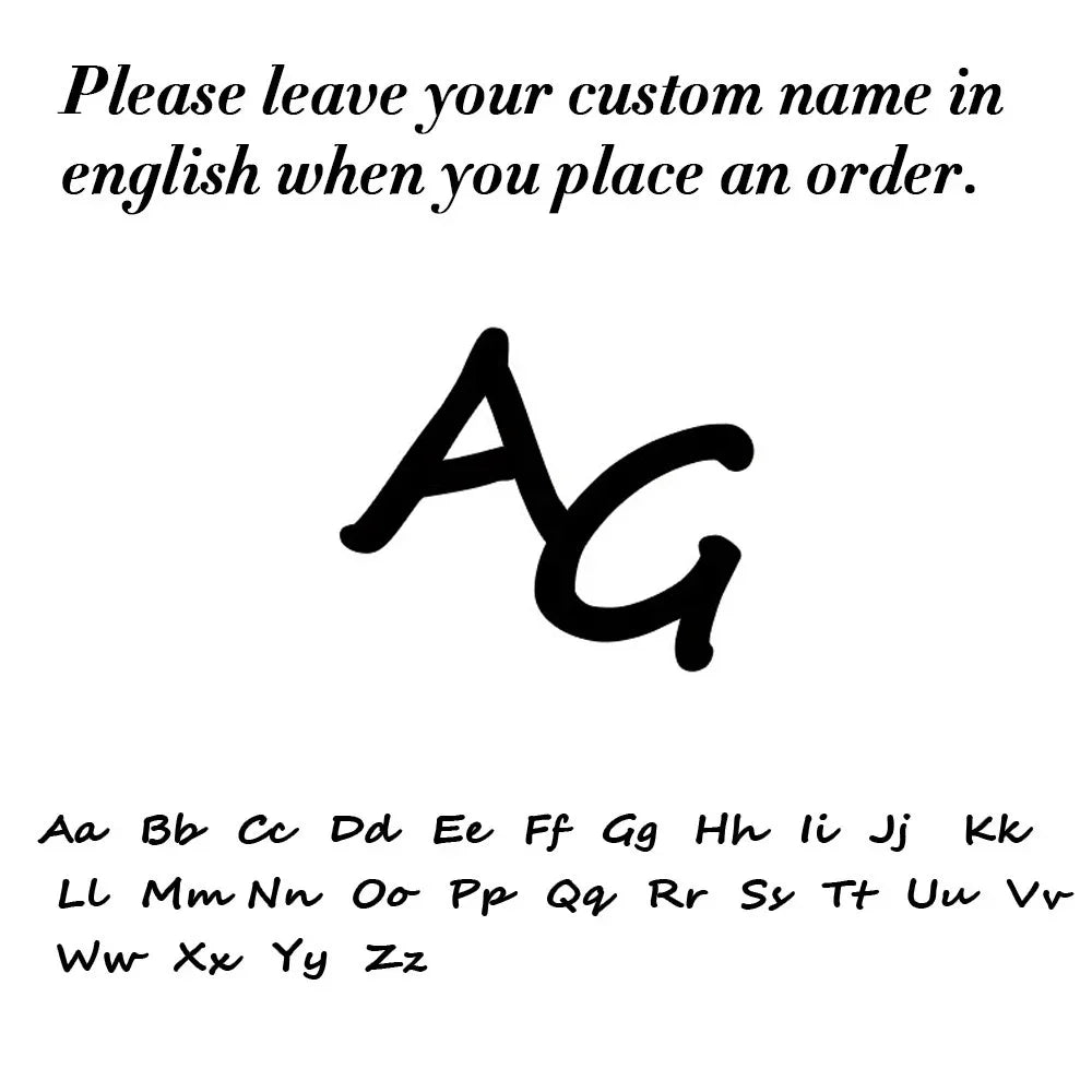 Skyrim 2pcs Custom Cufflinks Men Stainless Steel Personalized Initials Letter Cufflink for Suit Trendy Jewelry Wedding Gift