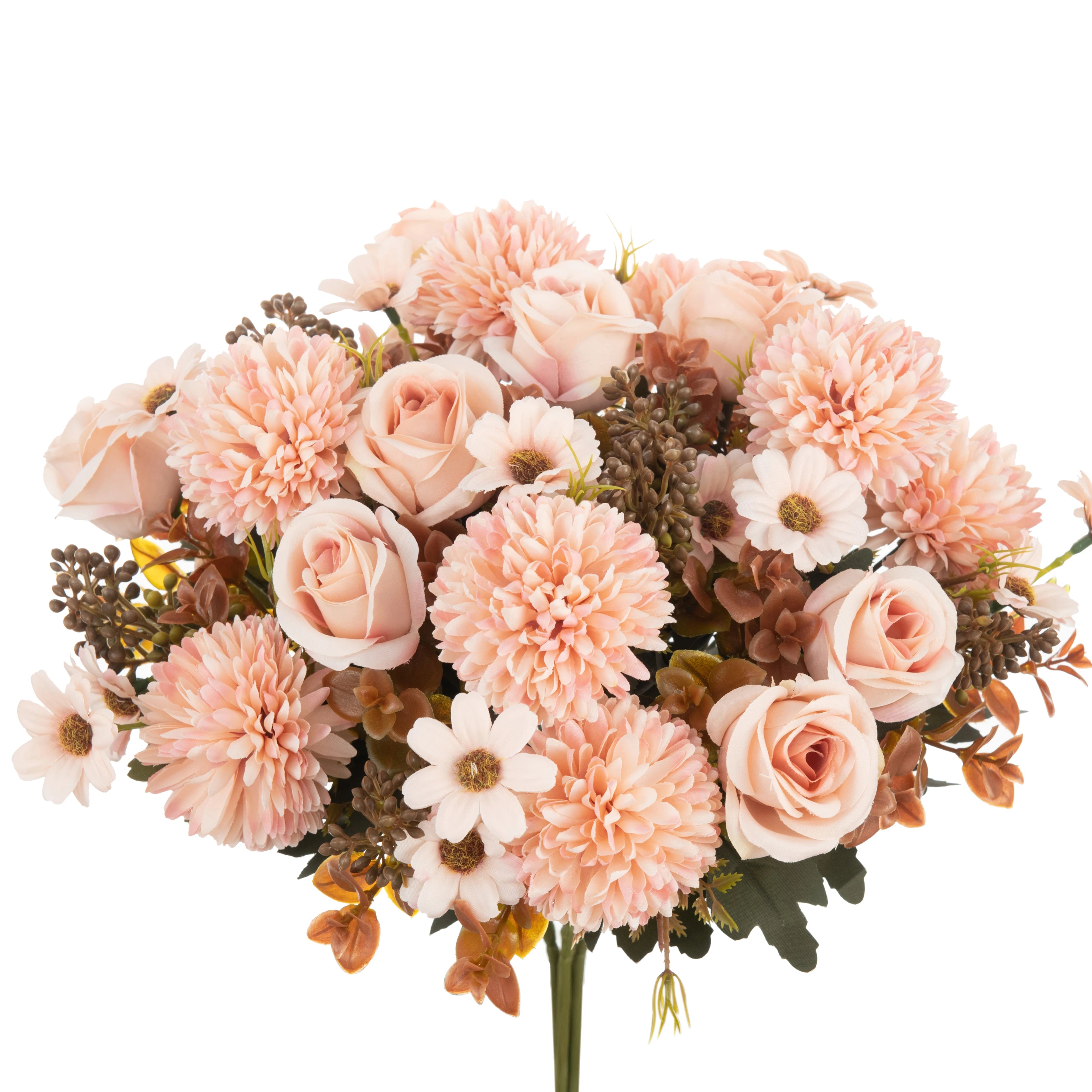 Silk Rose Artificial Flowers for Wedding Home Christmas Decoration Wreaths bridal bouque Dining table vase Photography props DIY