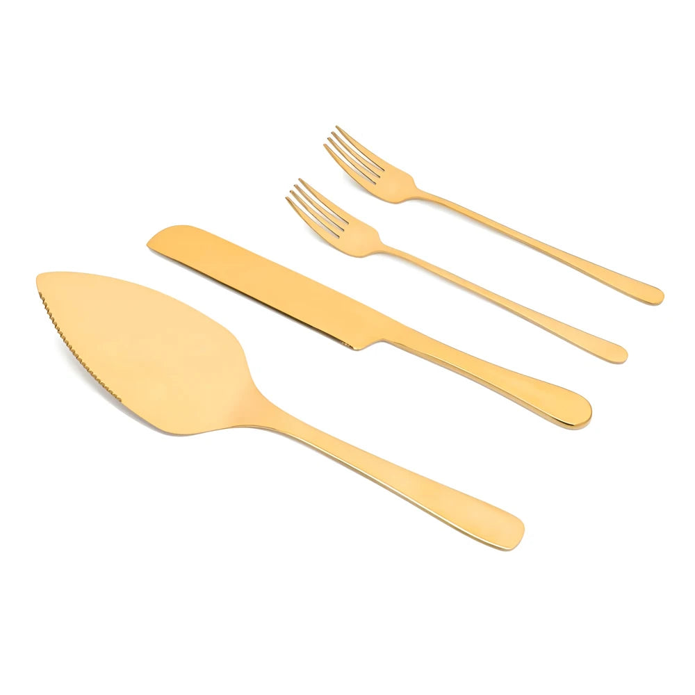 Wedding Cake Cutting Set, Personalized Cake Knife Server Forks Set Wedding, Bridal Shower for Laser Engraved Cake Cutting Set