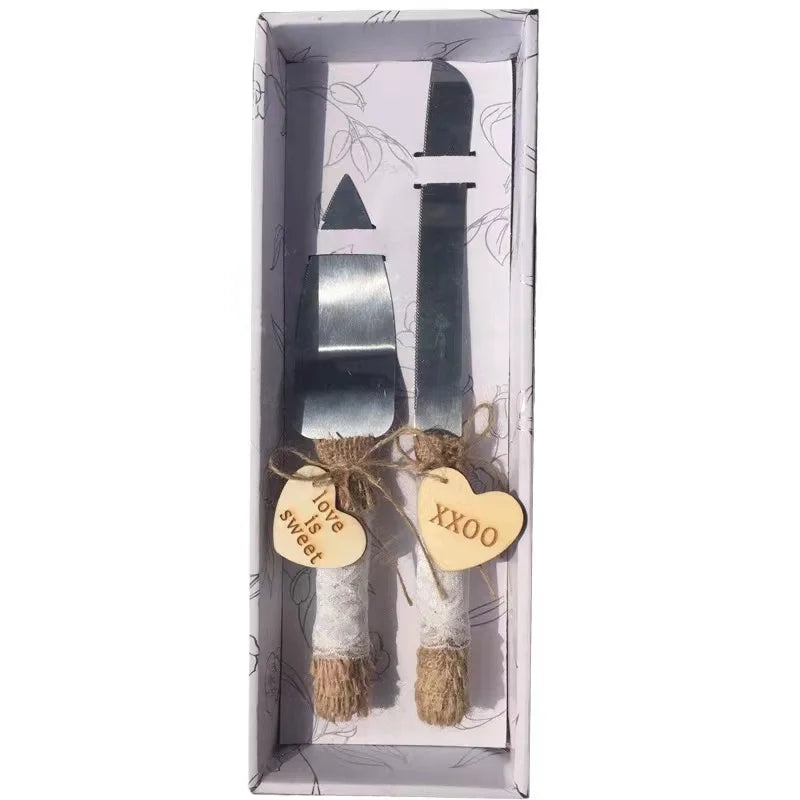 Wedding Cake Display Table, Cake Knife Set，Cheese Board,Solid Wood Dessert table, Wooden Single Layer Flower Pot Stand