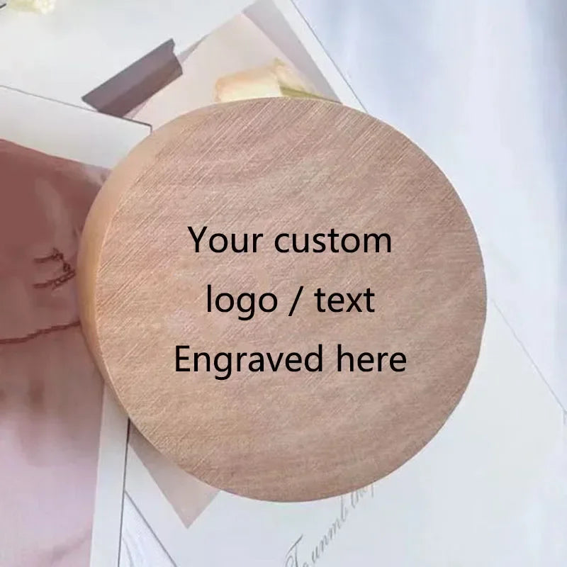 Personalised Wooden Bottle Opener Engraved Portable Magnetic Wooden Round Opener Bridesmaid Wedding Favors Custom Baptism Gift