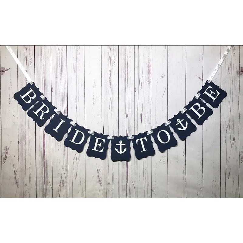 JUST MARRIED Wedding Banner Set Bridal Shower and Engagement Photo Prop Car Decorations
