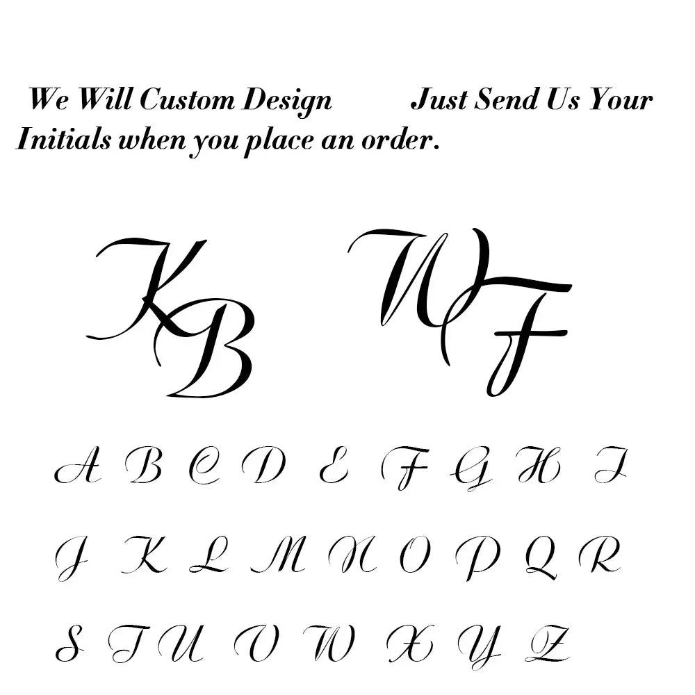 Cazador Custom Cufflinks for Men Stainless Steel Jewelry Personalized Initials Letter Cufflink for Suit Anniversary Wedding Gift