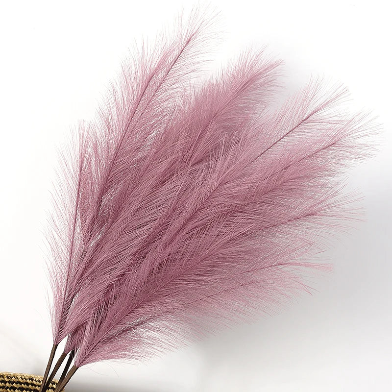 1PC Artificial Pampas Grass Fake Reeds Decor Vase Fillers Everlasting Flower Decor Centerpieces Wedding Arch Flower Faux Plants