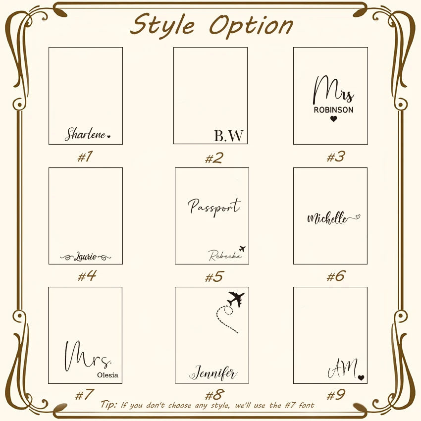 Personalised Passport Holder Custom Luggage Tag set Engagement Travel set Honeymoon Valentines Gift Bridal Party Gifts Mr & Mrs