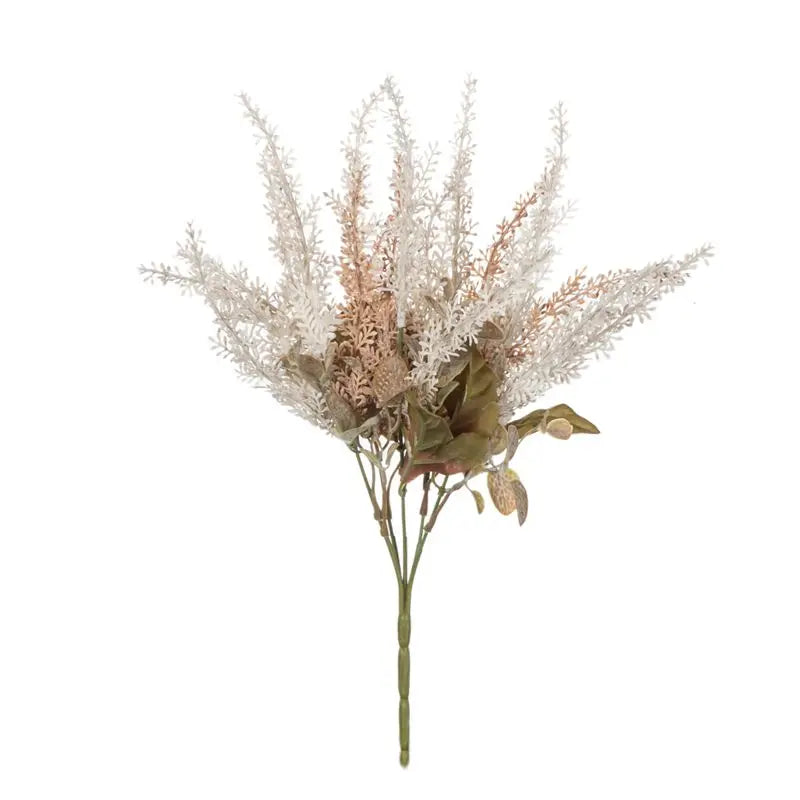 Artificial Flowers Plastic Lavender Grass Wedding Home Garden Vase for Decoration Diy Photography Props Indoor Bonsai Fake Plant