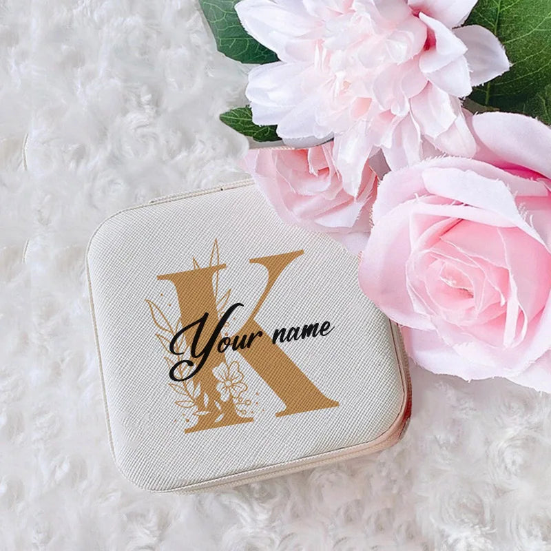 Personalized Jewelry Box Girls Jewelry Organizer Case with Name Perfect Wedding Bridesmaid Bestfriends Bachelorette Party Gift
