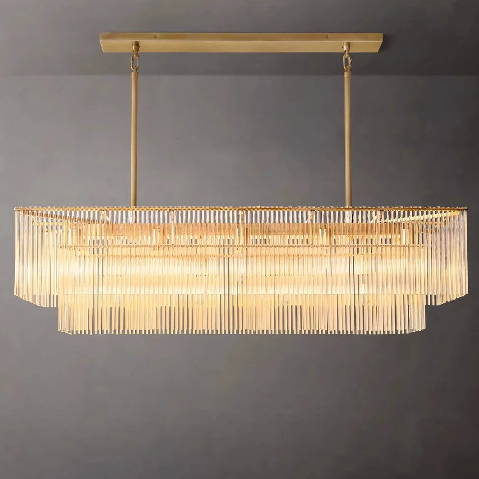 Nordic Luxury Glass Bar Big Ceiling Chandeliers Home Decoration Large Hanging Lamps for Living Room Hotel Lustre Gold