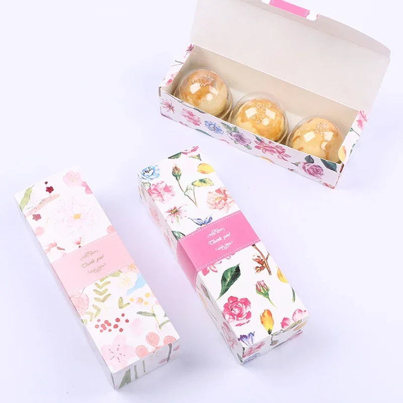20pcs Rectangular Marbling Cardboard Gift Box Black Plume Paper Packaging Boxes Chirstmas Thank You Cake Chocolate Paper Boxes