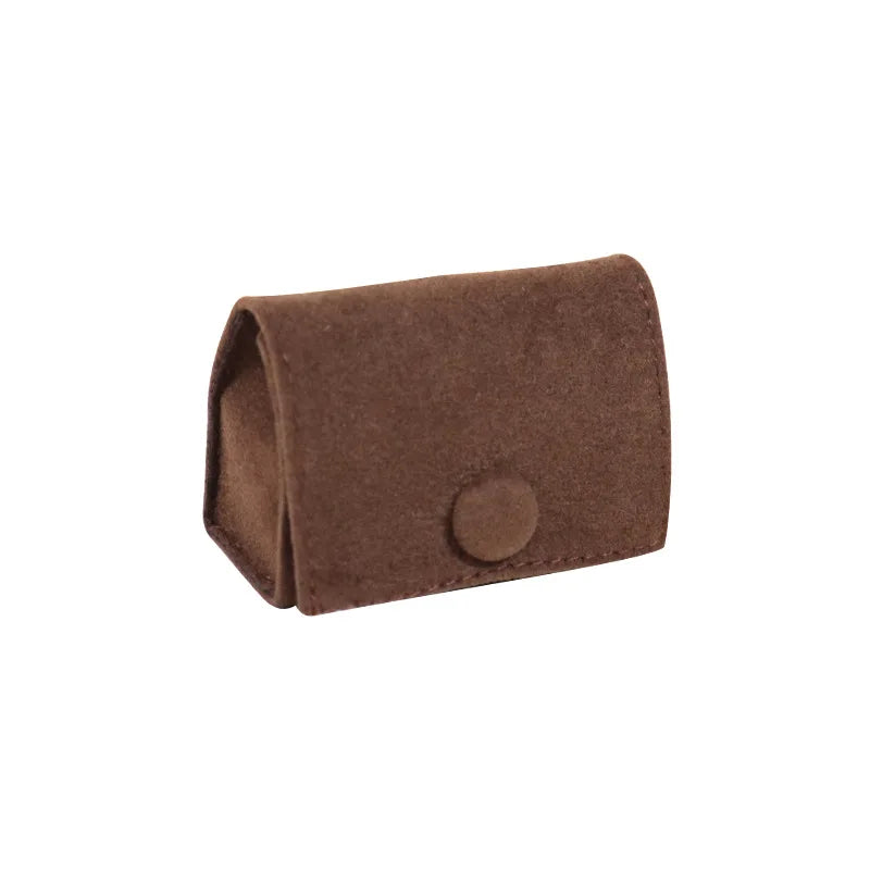 1Pc Jewelry Velvet Bag for Travel Ring Earrings Storage Pouch Mini Portable Button Gift Bag Flannel Jewelry Packaging Box Joyero