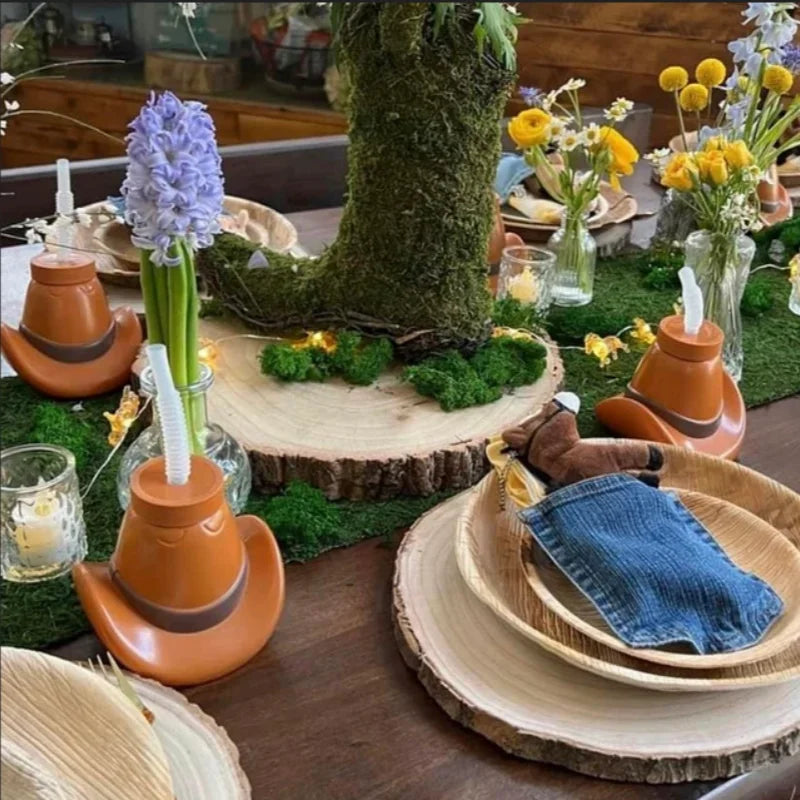 12-48PCS Denim Jean Pocket Silverware Holders Jean Pocket Flatware Holder Wedding Napkin Holder Birthday Western Party Favors