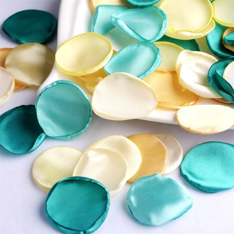 100/200/300pcs Reusable Petal Weddings Decorations Valentine's Day Room Decoration Wedding Proposal Wedding Bathtub