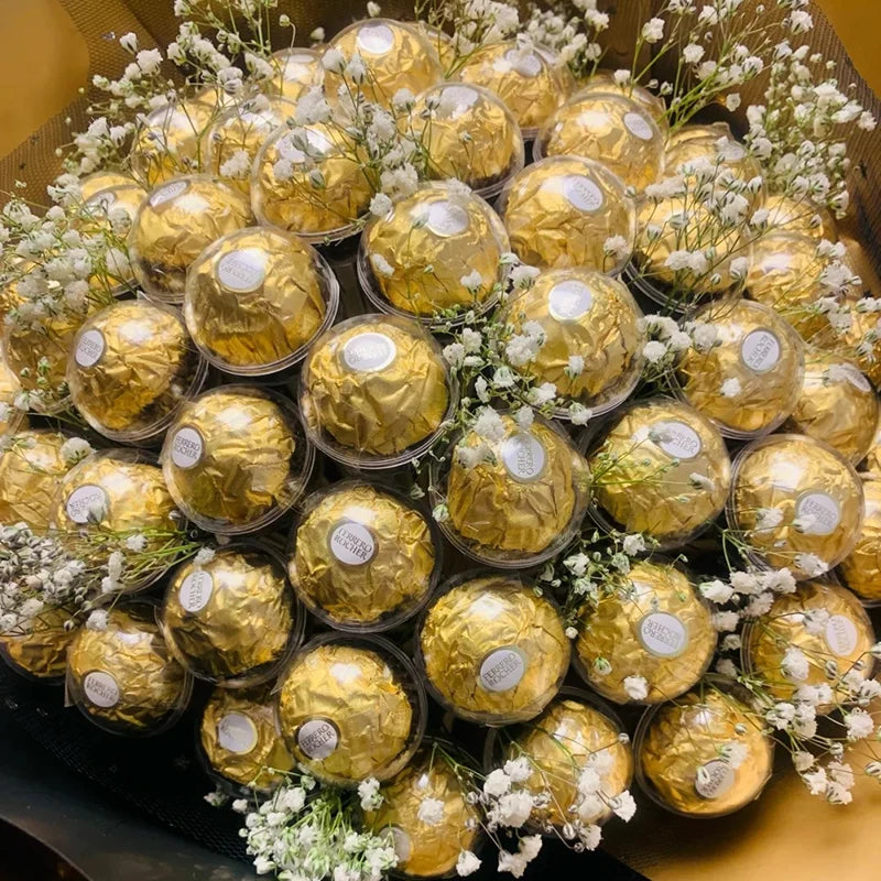 5/10/20pcs Clear Chocolate Wrapper Box DIY Candy Chocolate Bouquet Flower Racks Wedding Birthday Party Decor Valentines Gift Box