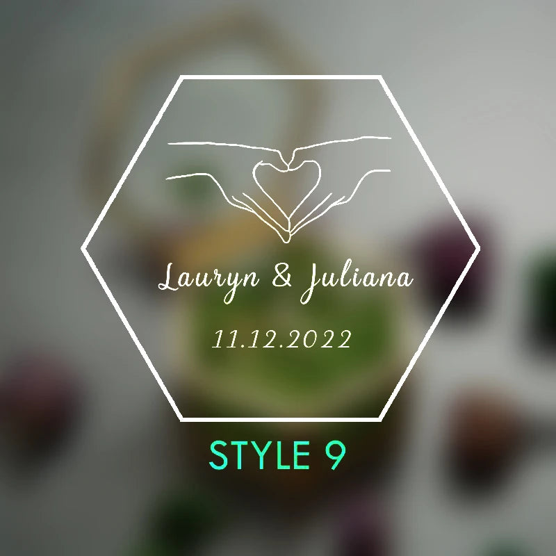 Personalized Hexagon Glass Ring Box with Moss Wedding Gold Ring Bearer Box Modern Geometrical Clear Jewelry Storage Box