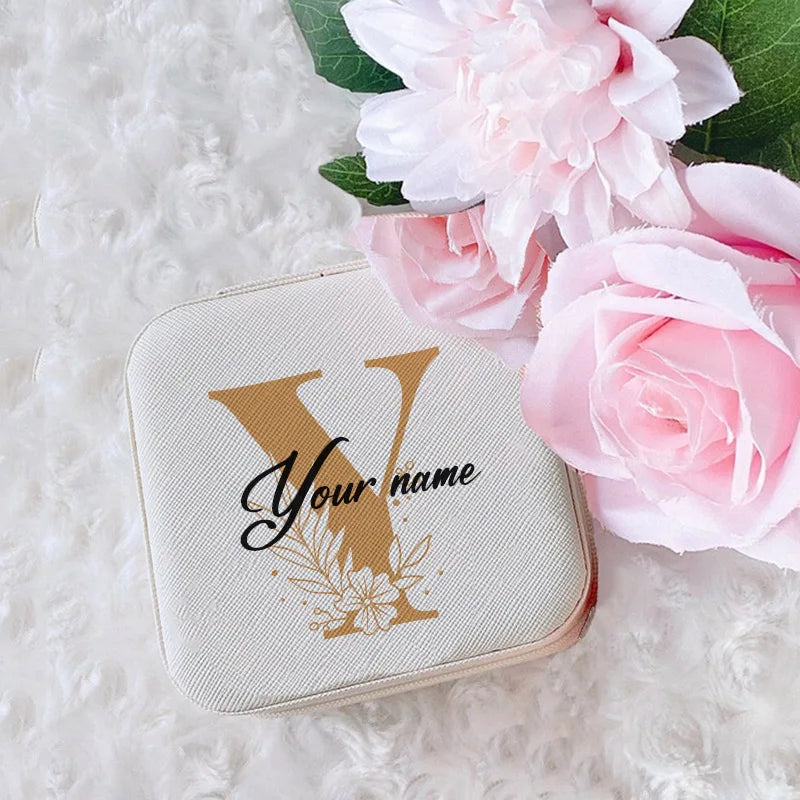 Personalized Jewelry Box Girls Jewelry Organizer Case with Name Perfect Wedding Bridesmaid Bestfriends Bachelorette Party Gift