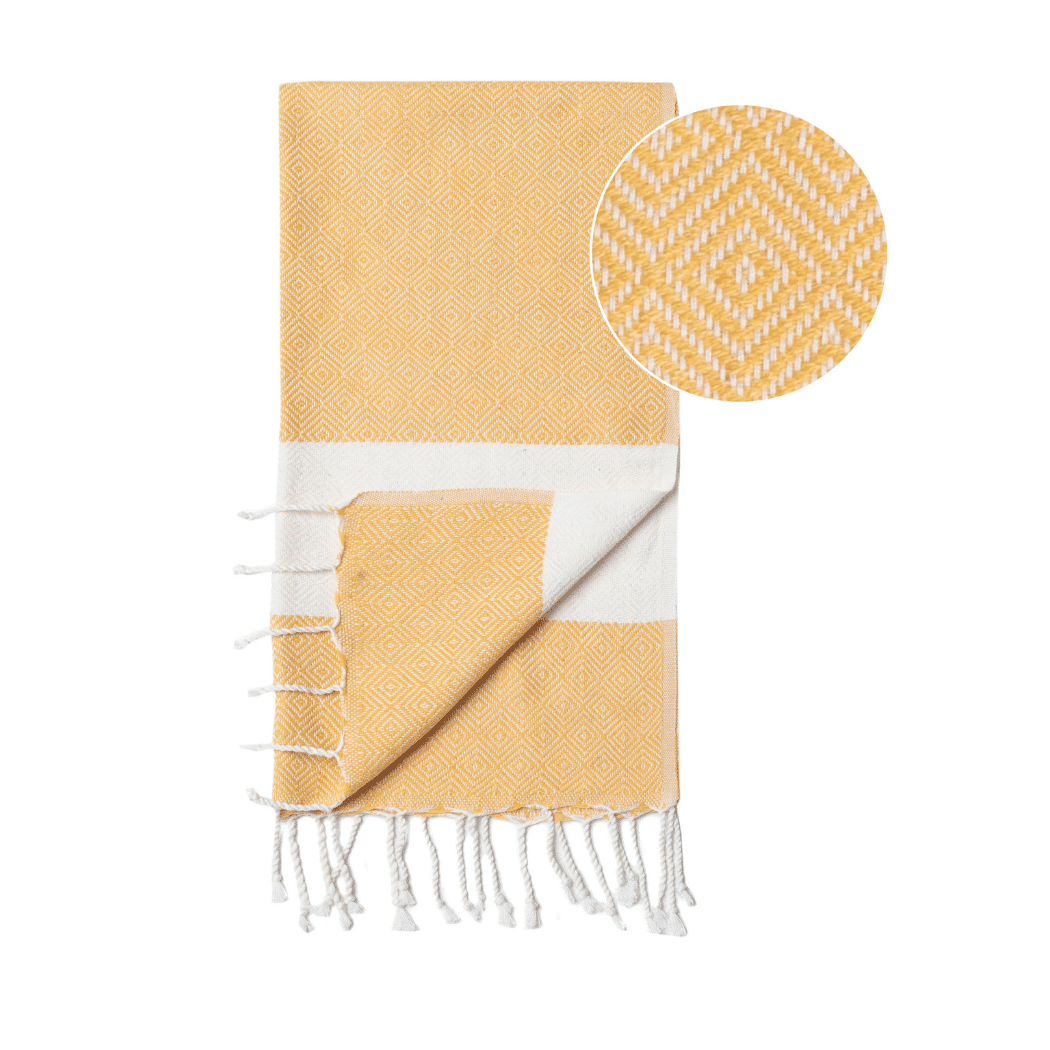 Tea Hand Towel Diamant Yellow