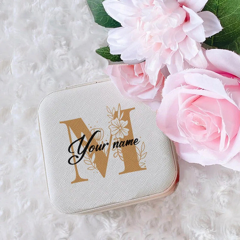 Personalized Jewelry Box Girls Jewelry Organizer Case with Name Perfect Wedding Bridesmaid Bestfriends Bachelorette Party Gift
