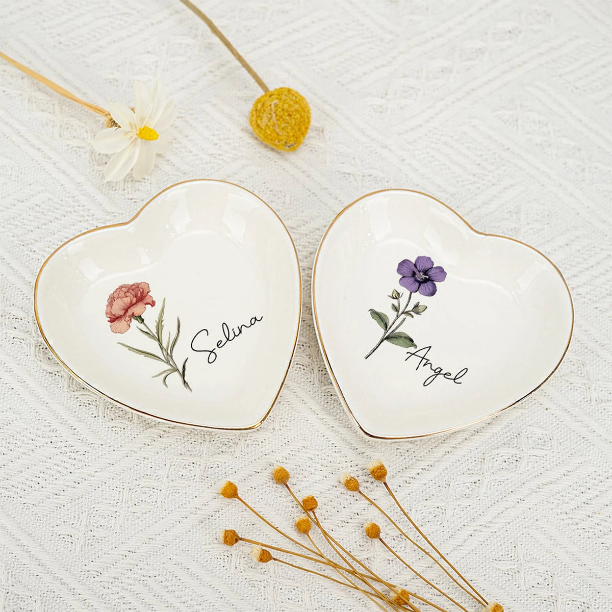Personalized Ring Dish Custom Jewelry Dish Birthday Gift for Her Perfect Bridesmaid Gifts Trinket Tray Engagement Wedding Favor