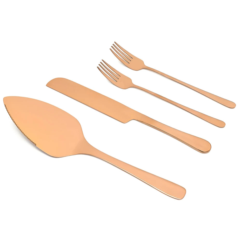 Wedding Cake Cutting Set, Personalized Cake Knife Server Forks Set Wedding, Bridal Shower for Laser Engraved Cake Cutting Set