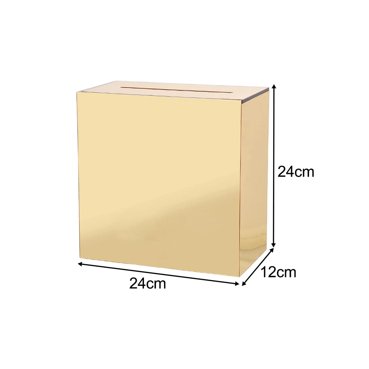 Large Acrylic Card Box DIY Large Envelope Gift Card Box Acrylic Wedding Money Box for Anniversary Shower Birthday Decorations