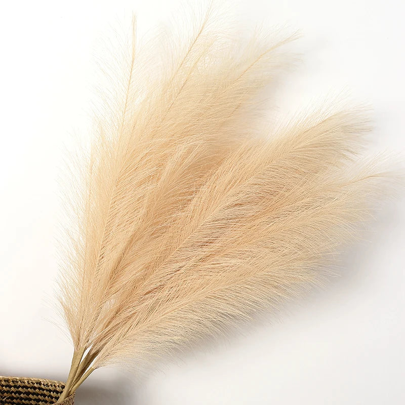 1PC Artificial Pampas Grass Fake Reeds Decor Vase Fillers Everlasting Flower Decor Centerpieces Wedding Arch Flower Faux Plants