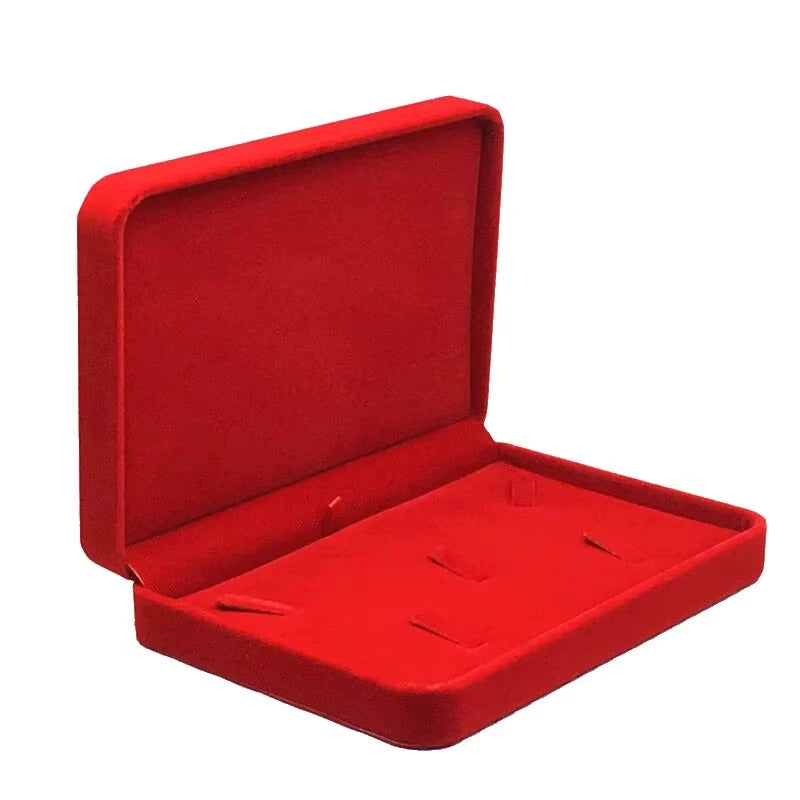 Personalise Flannel Jewelry Box Cutom Wedding Ring Box Necklace Ring Earring Bracelet Gift Boxs Wedding Jewelry Box For Bride