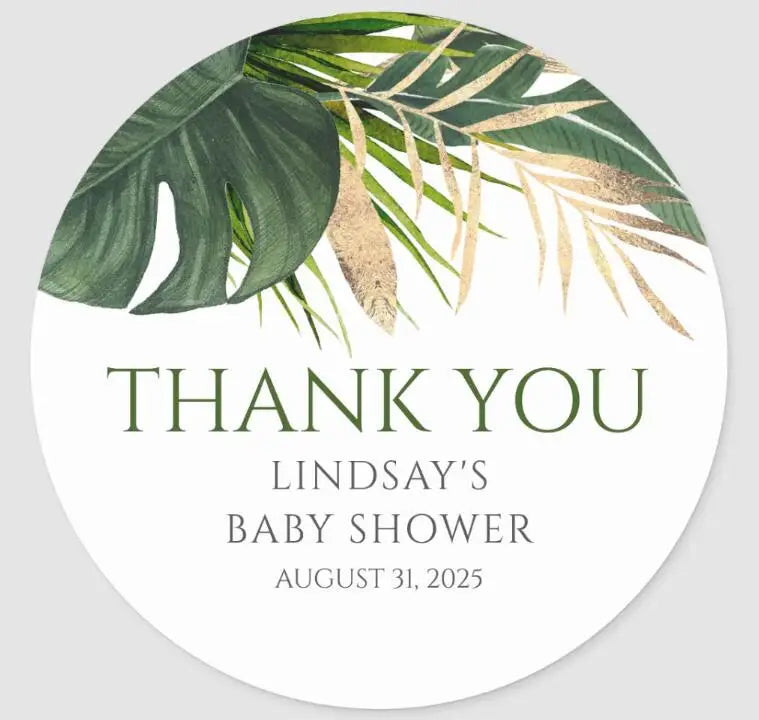 Custom Logo Wedding Stickers Personalized Design Your Name Candy Gift Box Birthday Party Gift Tags