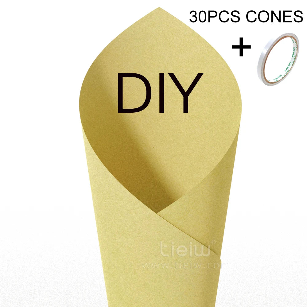 Personalized Wedding Confetti Cones with Names and Date Petal Candy Natural Confetti Customizable for Celebrations Decoration