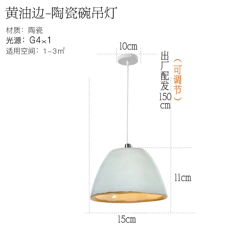 Modern Tea Cup Teapot Hanging Lamp Ceramic Led Pendant Lights Dining Room Kitchen Home Decor Luminaire Lighting Fixtures