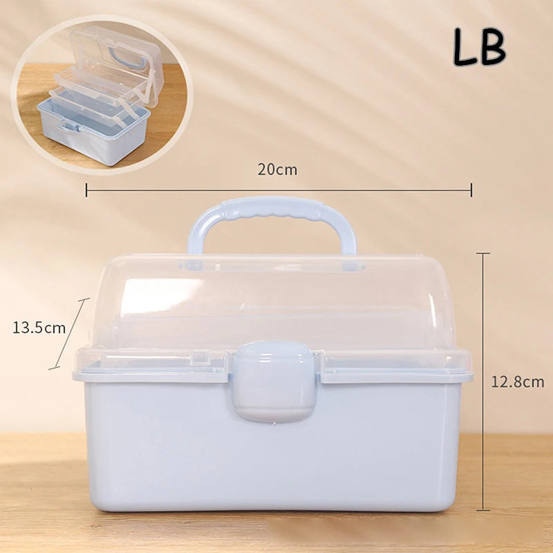 〔CC88〕Multi-layer Hairpin Organizer Cute Girl Jewelry Case Headdress Displays Children's Hair Accessories Storage Box