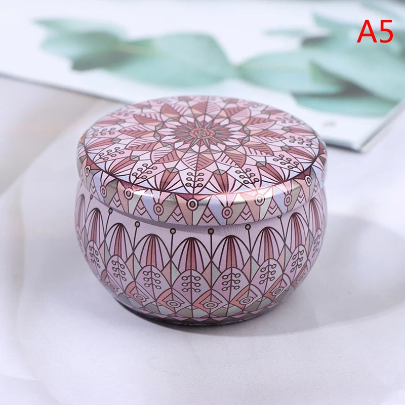 Drum-shaped Jewelry Candy Cookie Box Festive Party Supplies Rose Tea Pot Tin Box Small Fresh Home Garden Personality Jewelry Box