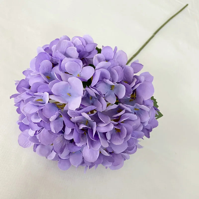 58cm Artificial Flowers Silk Hydrangea for Wedding Home Party Hotel Living Room Table Accessories Decoration