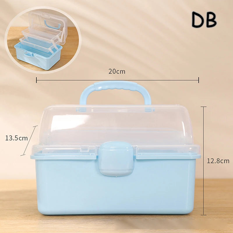 〔CC88〕Multi-layer Hairpin Organizer Cute Girl Jewelry Case Headdress Displays Children's Hair Accessories Storage Box