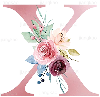 Personalised Pillow Cases Custom Initial Flower with Name Cushion Cover Decortion Pillowcase Housewarming Birthday Wedding Gifts