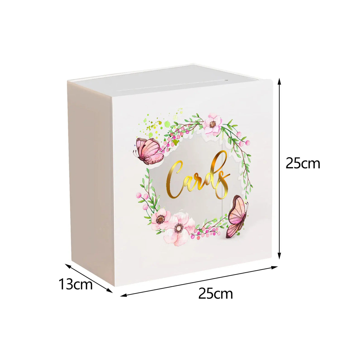 Large Acrylic Card Box DIY Large Envelope Gift Card Box Acrylic Wedding Money Box for Anniversary Shower Birthday Decorations