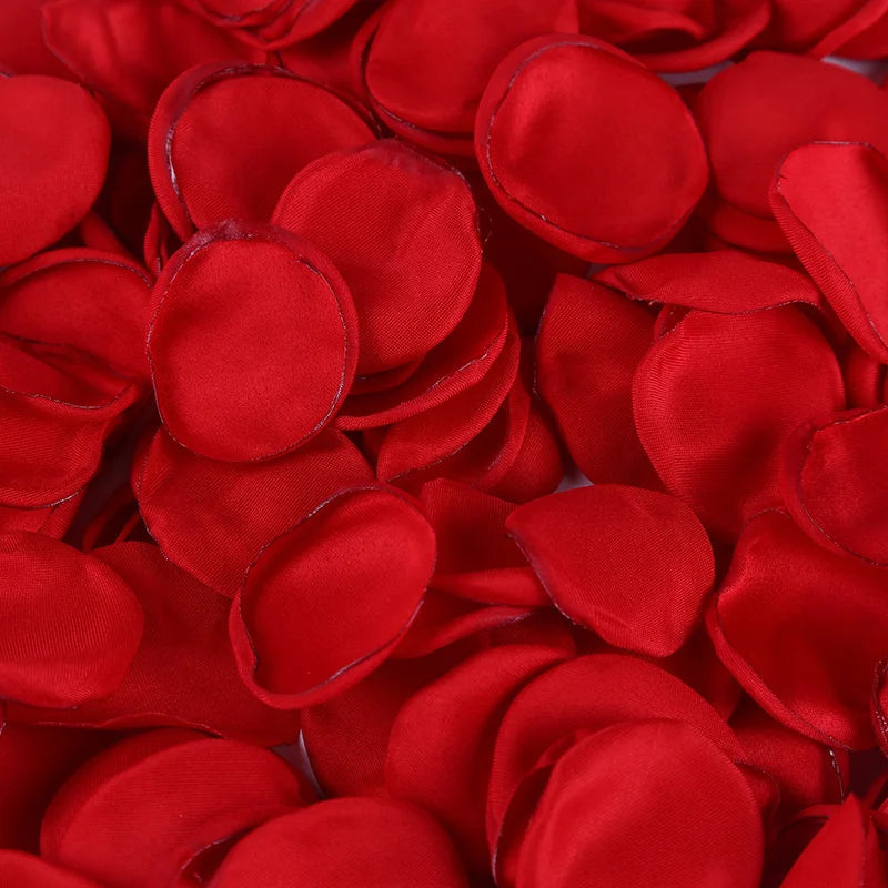 100/200/300pcs Reusable Petal Weddings Decorations Valentine's Day Room Decoration Wedding Proposal Wedding Bathtub