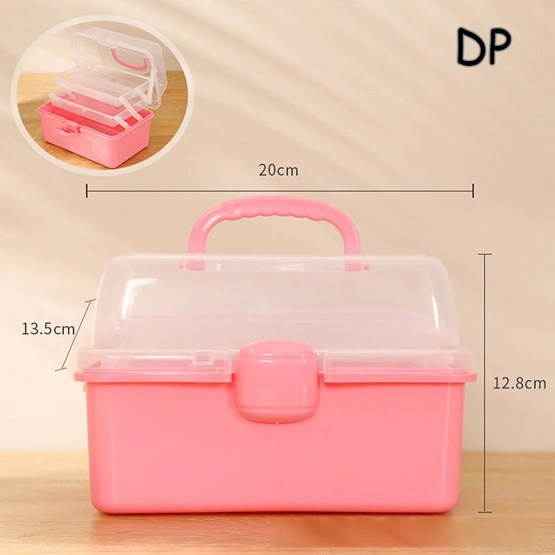 〔CC88〕Multi-layer Hairpin Organizer Cute Girl Jewelry Case Headdress Displays Children's Hair Accessories Storage Box