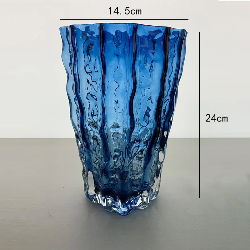 Creative Hydroponic Vase Decoration Glass Vase Crafts Living Room Dining Table Flower Arrangement Nordic Home Decoration Art