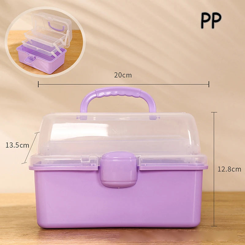 〔CC88〕Multi-layer Hairpin Organizer Cute Girl Jewelry Case Headdress Displays Children's Hair Accessories Storage Box
