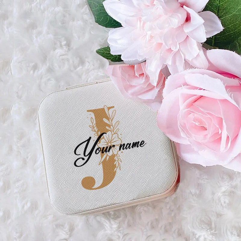 Personalized Jewelry Box Girls Jewelry Organizer Case with Name Perfect Wedding Bridesmaid Bestfriends Bachelorette Party Gift
