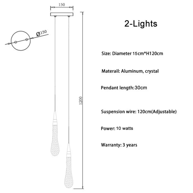 2024 New Modern LED Crystal Chandelier Lustre Restaurant Bar compound Stair Light Living Room Bedroom Lighting Art Lighting