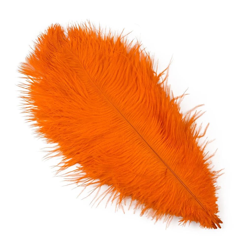 10PCS 15-60cm Big Ostrich Feathers White Ostrich Feather Plumes Carnaval Table Centerpieces Party Wedding Accessories Decoration
