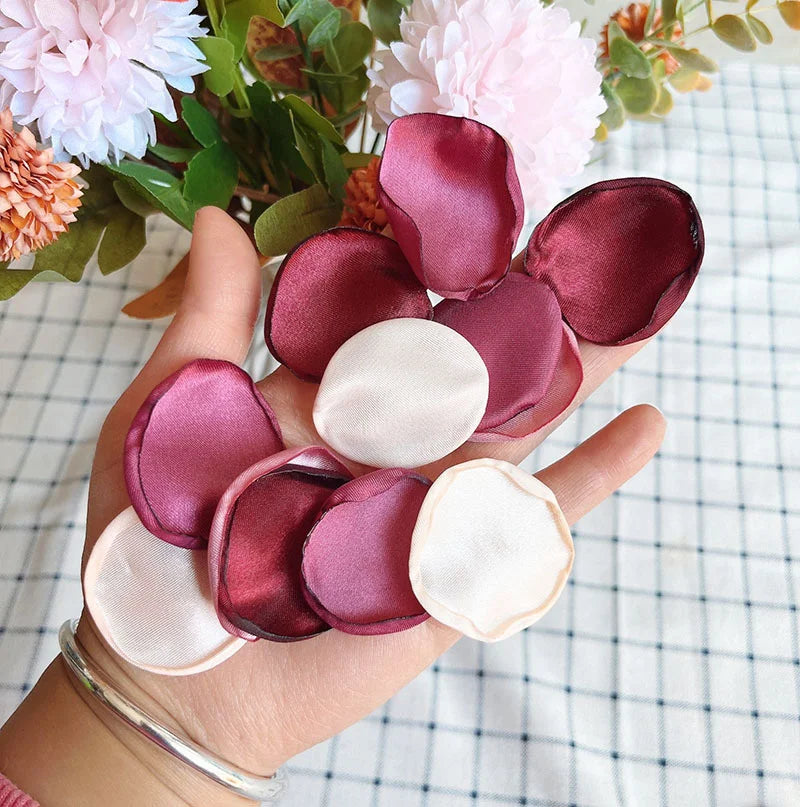 100/200/300pcs Reusable Petal Weddings Decorations Valentine's Day Room Decoration Wedding Proposal Wedding Bathtub