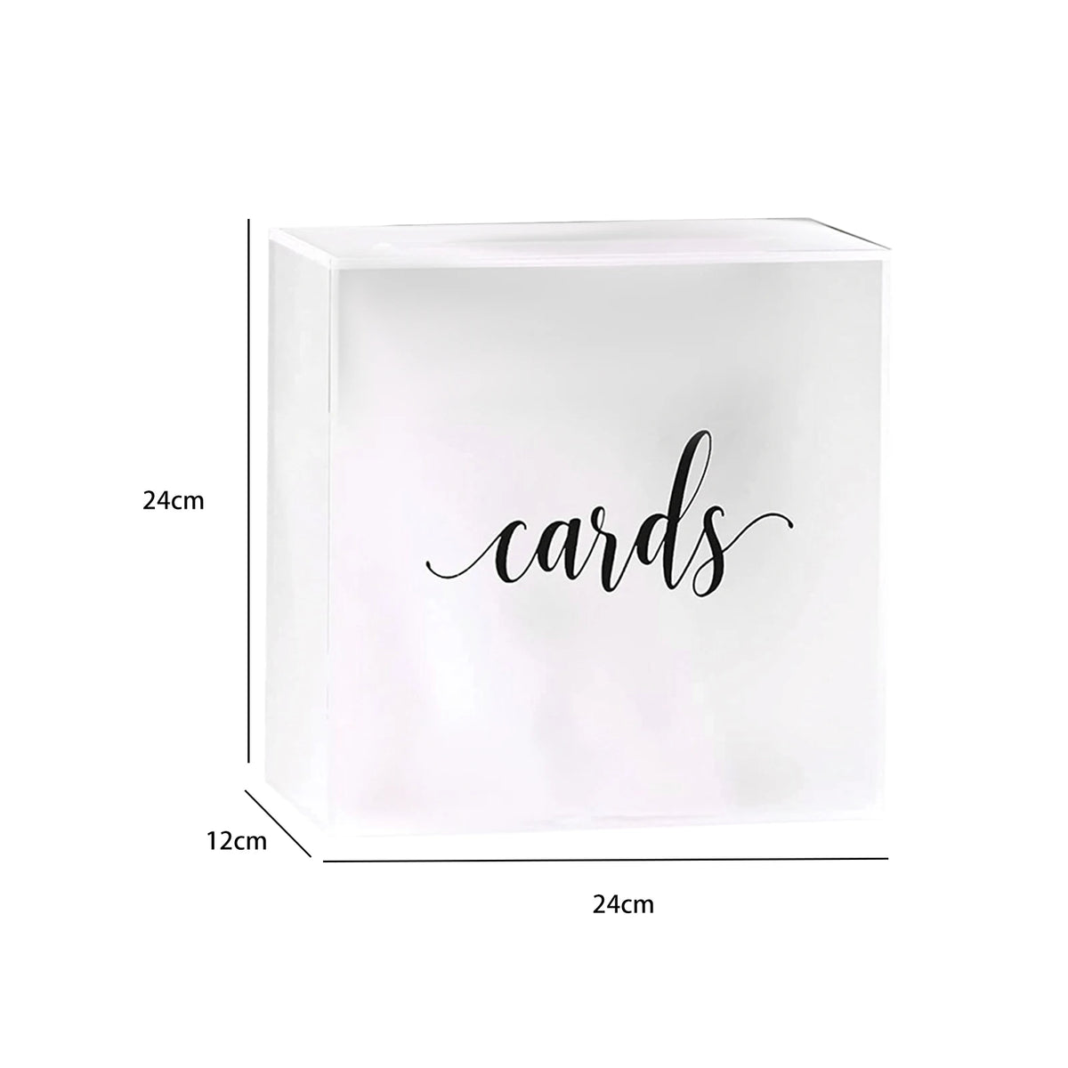 Large Acrylic Card Box DIY Large Envelope Gift Card Box Acrylic Wedding Money Box for Anniversary Shower Birthday Decorations