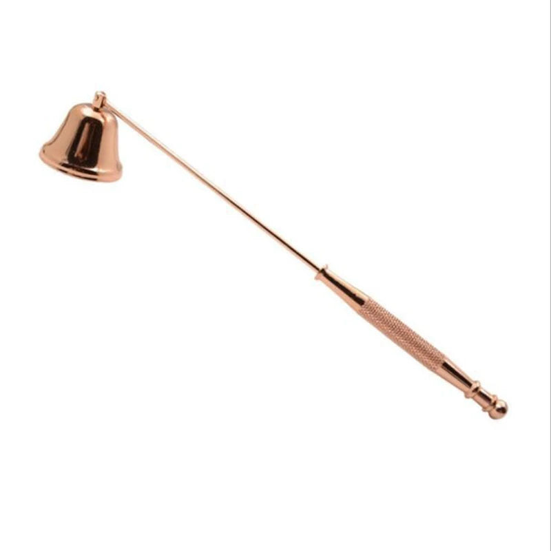 Candle Damper Candle Stainless Tool Long Handle Bell Extinguisher Accessory Wicks Out Steel Extinguish Putting Accessories SB079